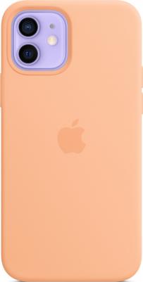 Чехол Silicone Case MagSafe для iPhone 12/12 Pro Cantaloupe