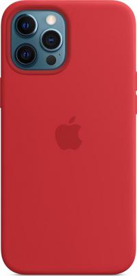 Чехол Silicone Case with MagSafe, для Apple iPhone 12 Pro Max, красный [mhlf3ze/a]
