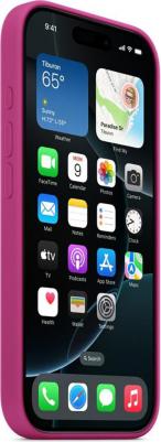 Чехол Silicone Case with MagSafe для iPhone 16 Pro (Fuchsia) MYYN3 – фото 1