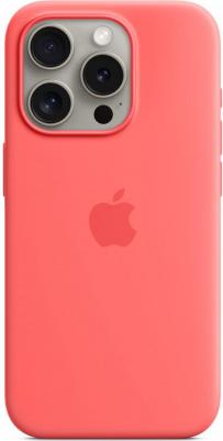 iPhone 15 Pro Silicone Case with MagSafe - Guava (MT1G3)