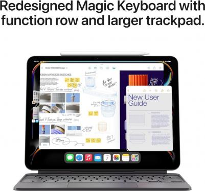 Клавиатура Magic Keyboard для iPad Pro 13" M4 Белый | White, Русская гравировка – фото 4