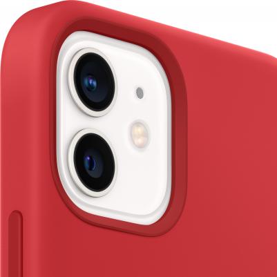 Клип-кейс Silicone Case with MagSafe для iPhone 12 / 12 Pro RED) – фото 2