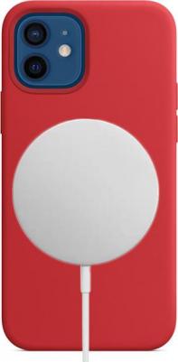 Клип-кейс Silicone Case with MagSafe для iPhone 12 / 12 Pro RED) – фото 6