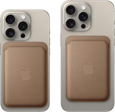 Кожаный чехол-бумажник FineWoven MagSafe для iPhone (Evergreen) – фото 1