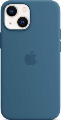 Силиконовый чехол MagSafe для iPhone 13 mini, "полярная лазурь" – фото 4