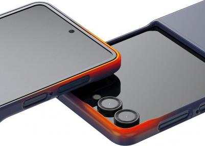 Чехол Aero Flex M для Galaxy Z Flip7 синий – фото 5