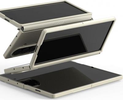 Чехол Aero Flex M для Galaxy Z Fold7 кремовый – фото 3