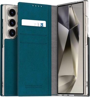 Чехол Mustang Diary для Galaxy S24 Ultra синий