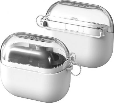 Чехол Nukin для Galaxy Buds 3 / Buds 3 Pro, белый