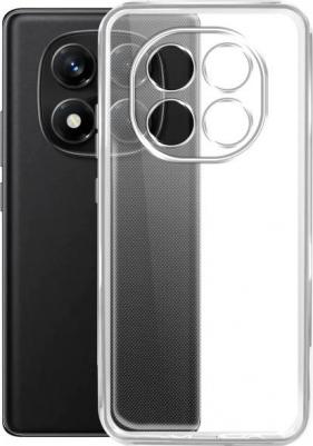 Чехол Silicone Case, для Xiaomi Redmi Note 14 Pro + 5G, прозрачный [74723]