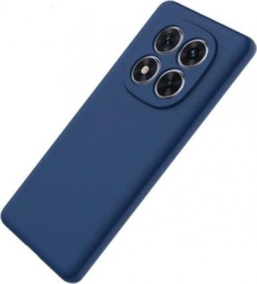 Накладка силикон Microfiber Case для Xiaomi Redmi Note 14 Pro 4G Синий