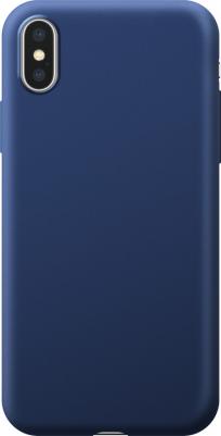Чехол Case Silk для Apple iPhone XS Max, синий металлик