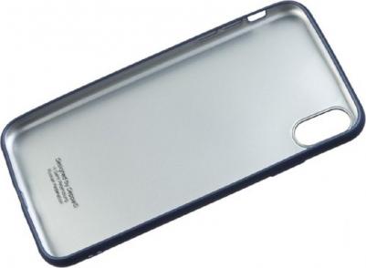 Чехол Case Silk для Apple iPhone XS Max, синий металлик – фото 4