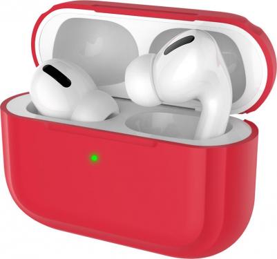 Чехол силиконовый для наушников Apple AirPods Pro Темно-красный арт.47036 – фото 8