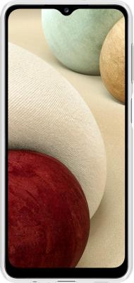 Накладка для Samsung Galaxy A12, прозрачный, PET синий – фото 1