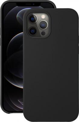 Накладка Liquid Silicone для Apple iPhone 12 Pro/12, черный – фото 2