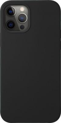 Накладка Liquid Silicone для Apple iPhone 12 Pro/12, черный