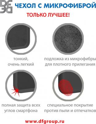 Чехол для Samsung Galaxy A32 (4G) с микрофиброй Silicone Black sOriginal-25 – фото 2