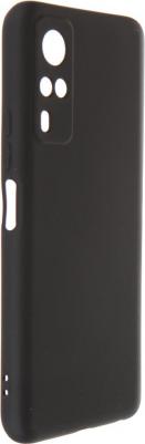 Чехол для Vivo Y31 с микрофиброй Silicone Black vOriginal-05 – фото 2