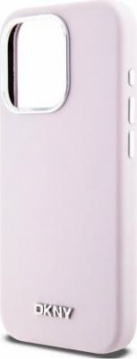 Чехол для iPhone 15 Pro Max с MagSafe и металлической рамкой для камеры, розовый