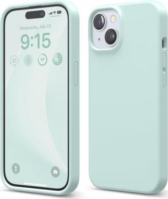Чехол для iPhone 15 Plus Soft silicone Mint