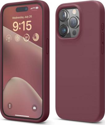 Чехол для iPhone 15 Pro Max Soft silicone Burgundy