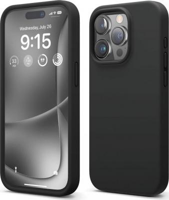 Чехол для iPhone 15 Pro Soft silicone Black