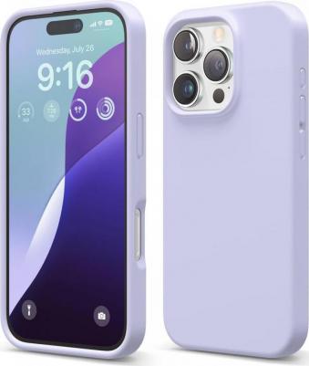 Чехол для iPhone 16 Pro Max силиконовый Liquid silicone с Soft touch, Purple – фото 1