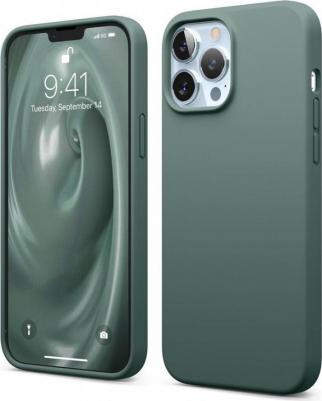Чехол Soft silicone для iPhone 13 Pro Max, цвет Темно-зеленый