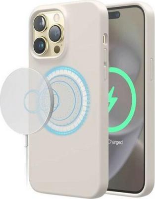 для iPhone 14 Pro чехол MagSafe Soft silicone case Stone