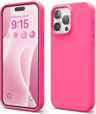 для iPhone 14 Pro Max чехол Soft silicone (Liquid) Iced Red – фото 1