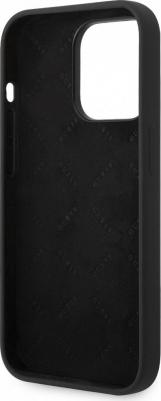 Чехлы Чехол Gold metal logo для iPhone 14 Pro Max, черный – фото 1