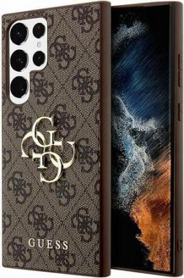 Чехол для Samsung Galaxy S24 Ultra 4G Big metal logo Hard Brown – фото 1