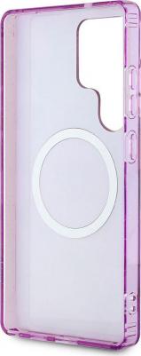 Чехол Glitter Flowers Triangle MagSafe для Galaxy S25 Ultra фиолетовый – фото 5