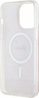 Чехол PC/TPU 4G Hard для iPhone 15 Pro Pink/Gold (MagSafe) – фото 1