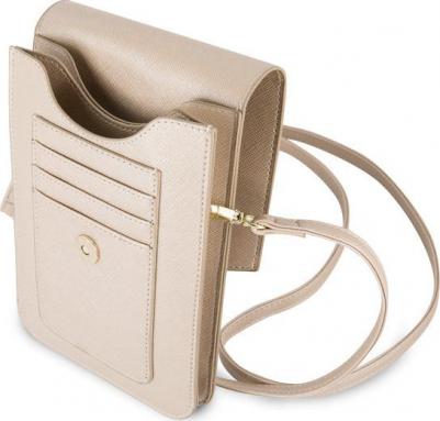 Сумка для смартфонов Wallet Bag Saffiano look, бежевый – фото 1