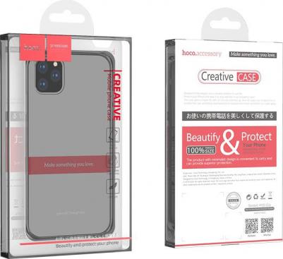 Чехол для iPhone 11 Pro Max Light series - прозрачный черный – фото 15