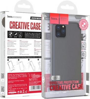 Чехол для iPhone 11 Pro Max Light series - прозрачный черный – фото 16