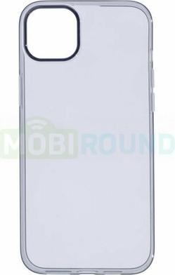 Чехол силиконовый для iPhone 15 Plus, Light series TPU, черный – фото 1