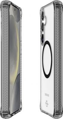 Чехол Hybrid Clear для Galaxy S25 дымчатый – фото 3