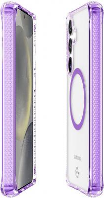 Чехол Hybrid Clear для Galaxy S25 прозрачный/сиреневый – фото 5