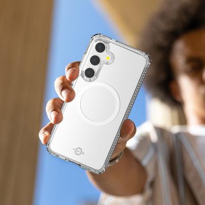 Чехол Hybrid Clear MagSafe для Galaxy S24+ прозрачный – фото 4