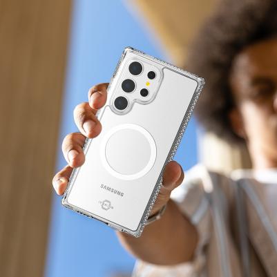 Чехол Hybrid Clear MagSafe для Galaxy S24 Ultra прозрачный – фото 1