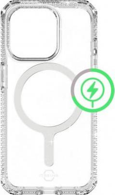 Чехол-накладка HYBRID R SPARK w/MagSafe для iPhone 15 Pro, прозрачный