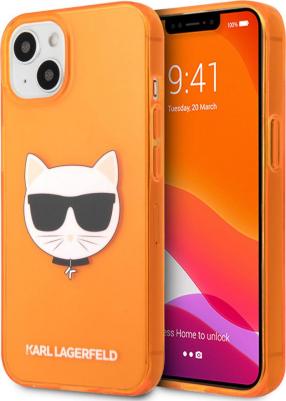 Чехол CG Mobile TPU FLUO Choupette Hard для iPhone 13 Mini, цвет Оранжевый