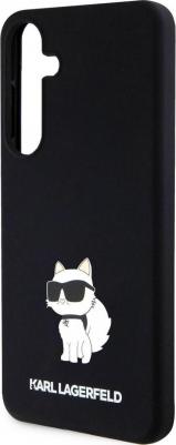 Чехол для Galaxy S24+ с эффектом Soft touch NFT Choupette Hard Black – фото 1