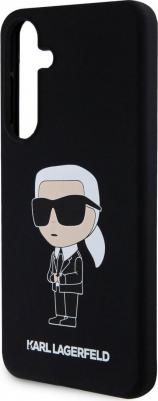 Чехол для Galaxy S24 с эффектом Soft touch NFT Karl Ikonik Hard Black