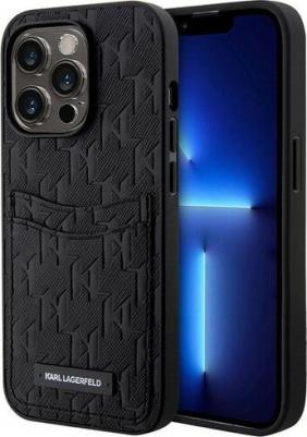 Чехол для iPhone 13 Pro Max с карманом для карт, Black – фото 1