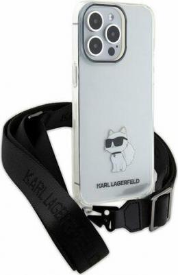 Чехол для iPhone 14 Pro Max с ремнем NFT Choupette Hard Transparent – фото 1