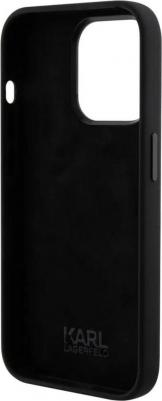 Чехол для iPhone 15 Pro Karl & Choupette heads Hard Black – фото 2